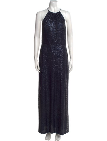 Amsale Dresses Halterneck Long Dress L