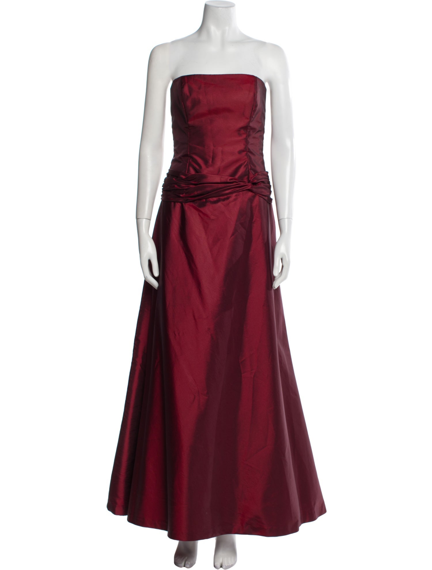 Amsale Strapless Long Dress