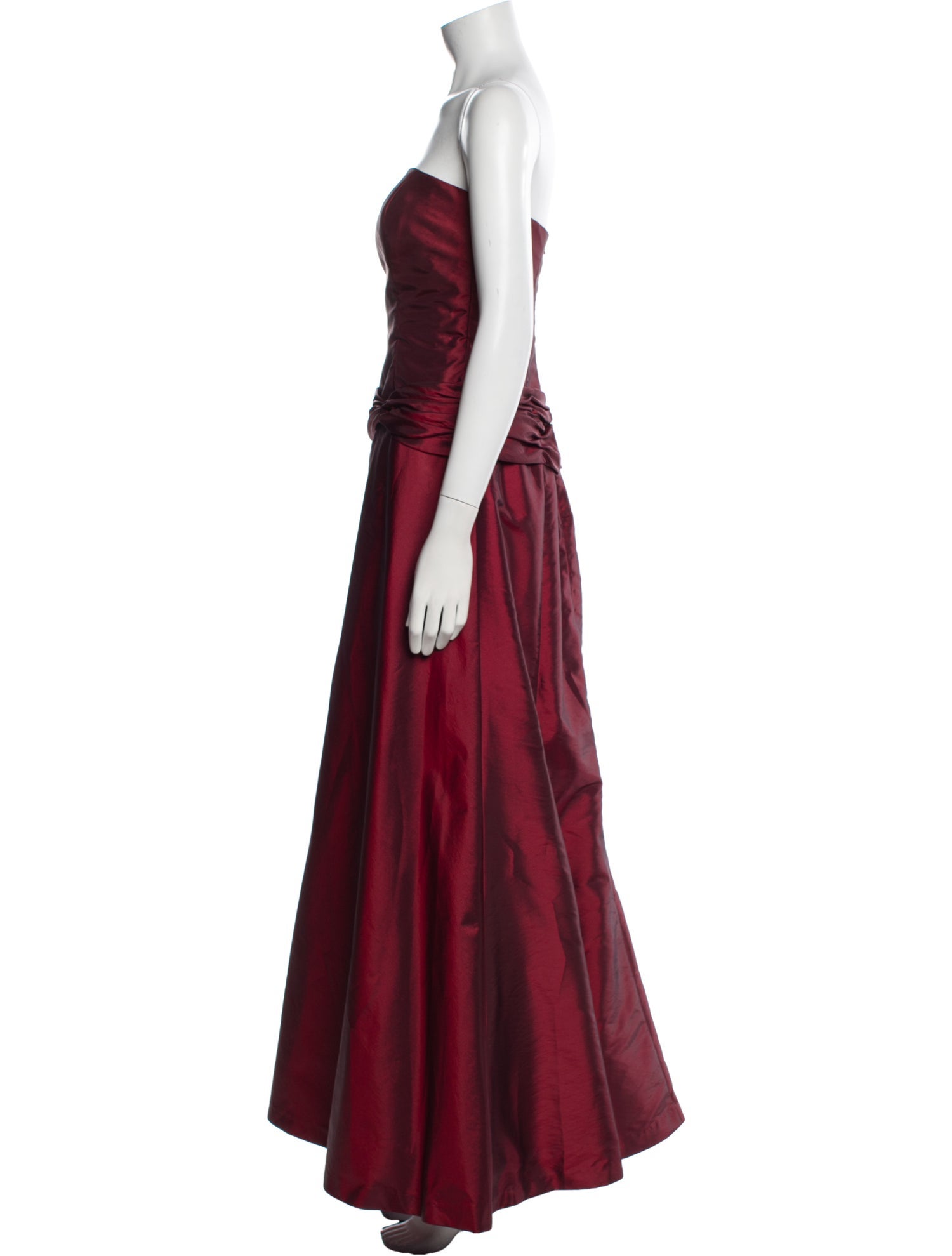 Amsale Strapless Long Dress