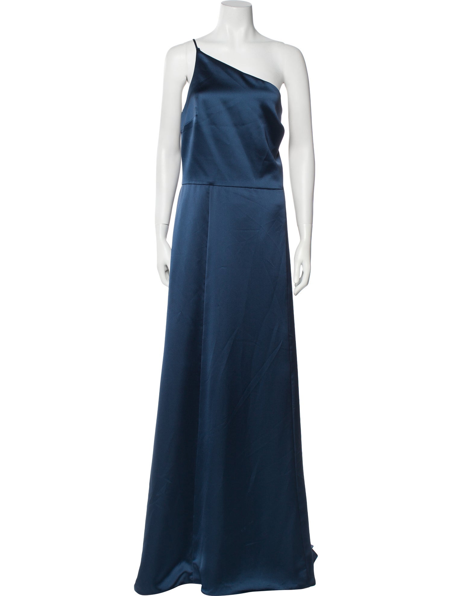 Amsale One-Shoulder Long Dress