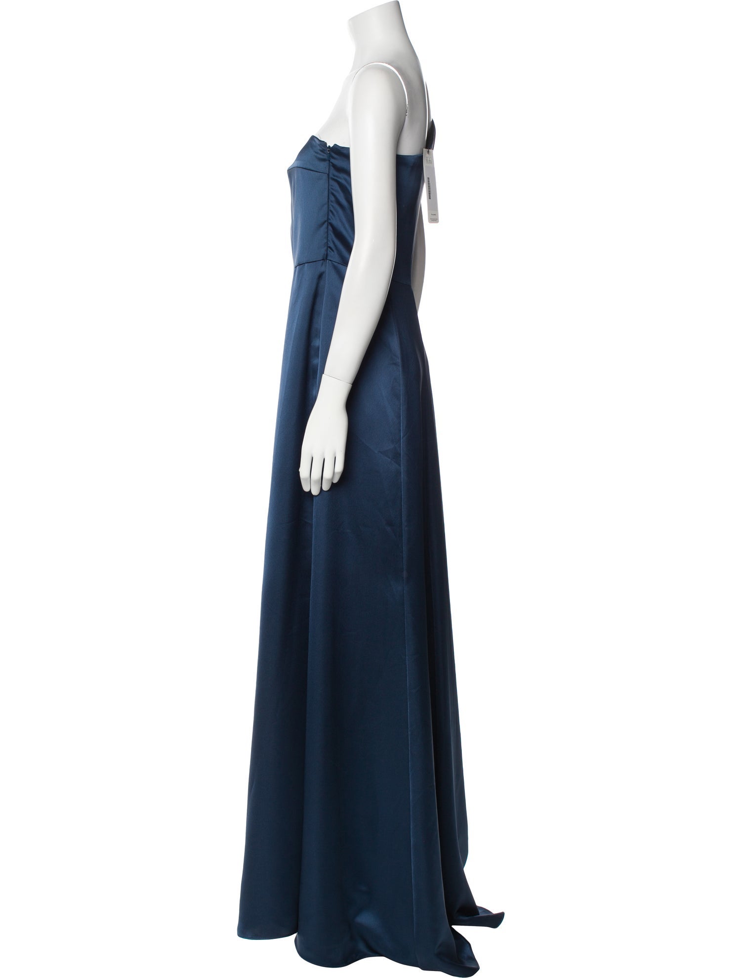 Amsale One-Shoulder Long Dress