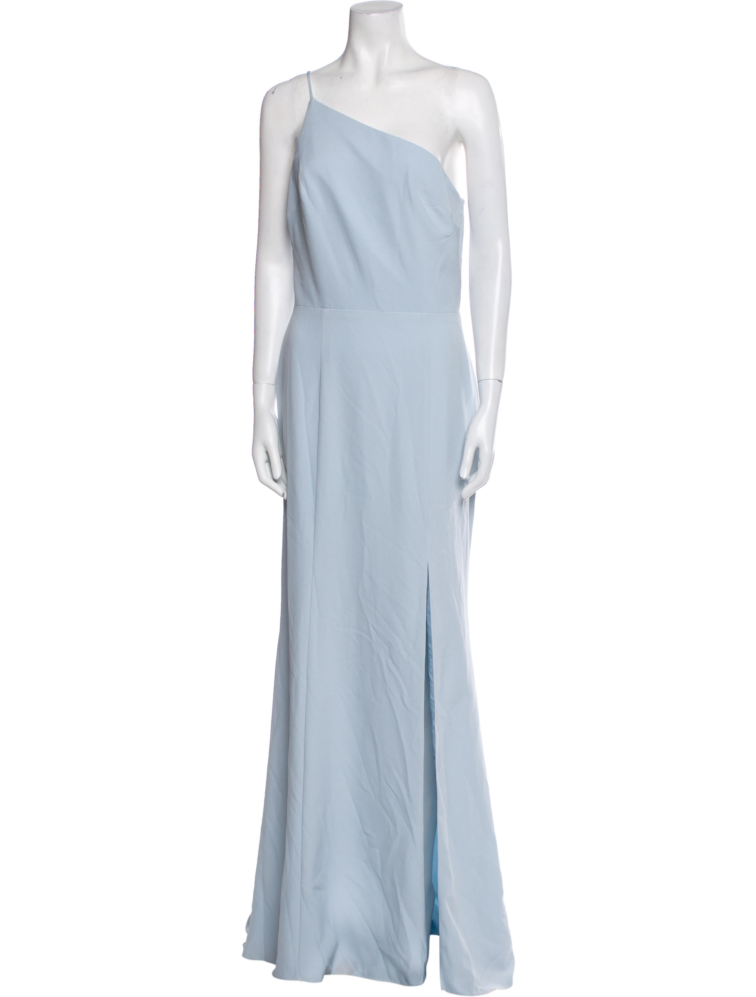 Amsale One-Shoulder Long Dress
