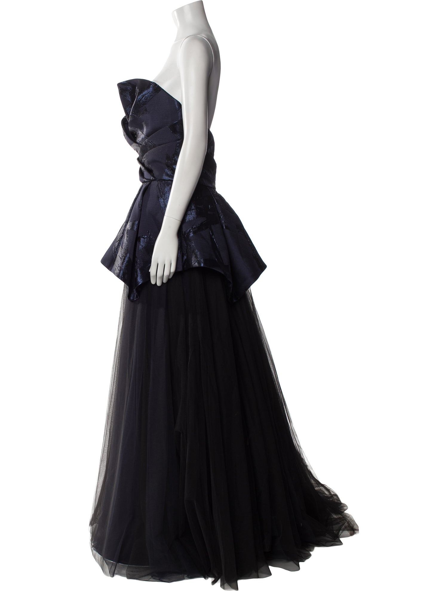 Amsale Strapless Long Dress w/ Tags