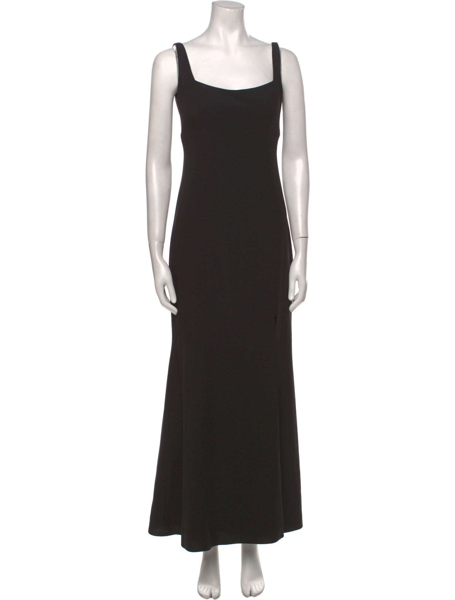 Amsale Square Neckline Long Dress