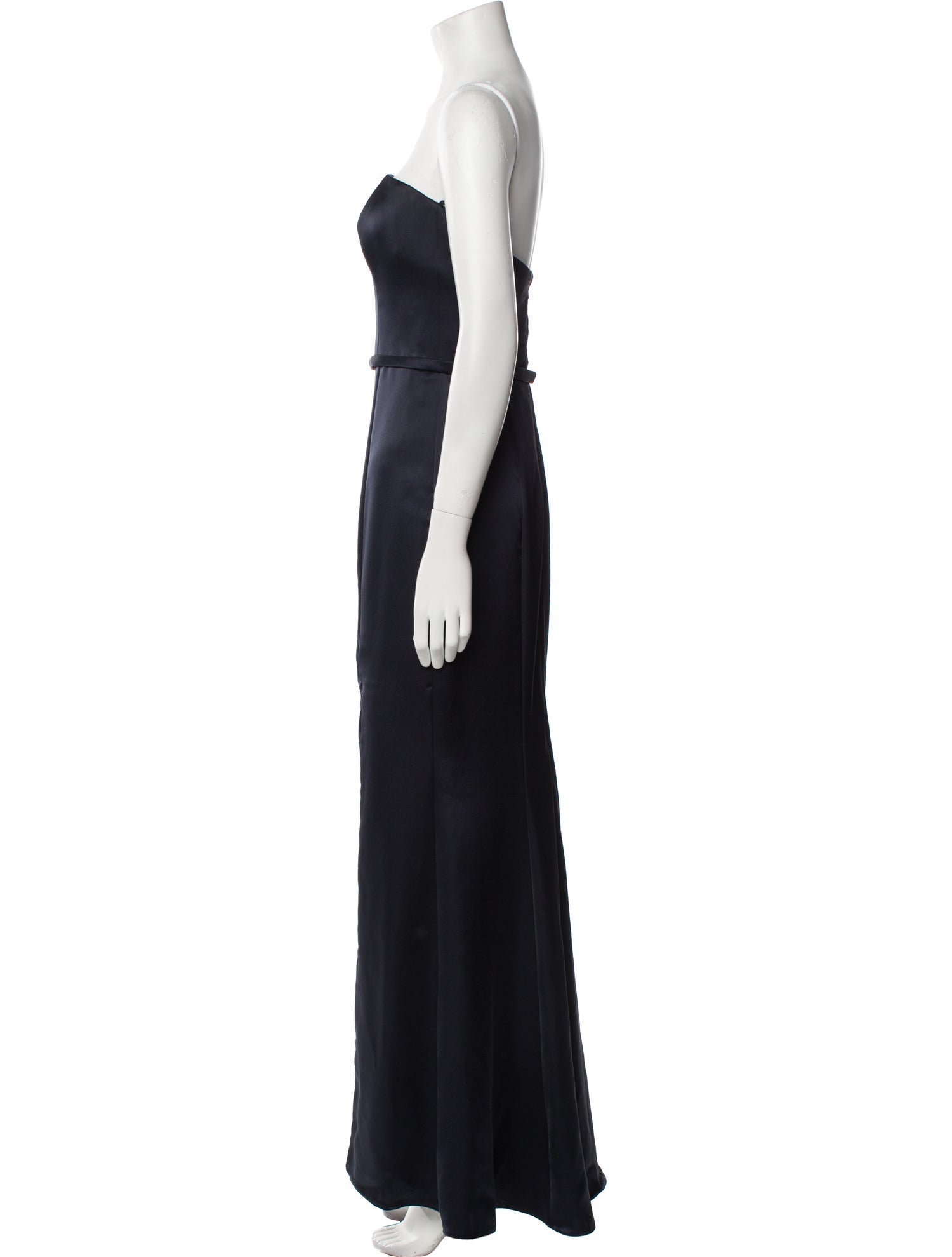 Amsale Strapless Long Dress