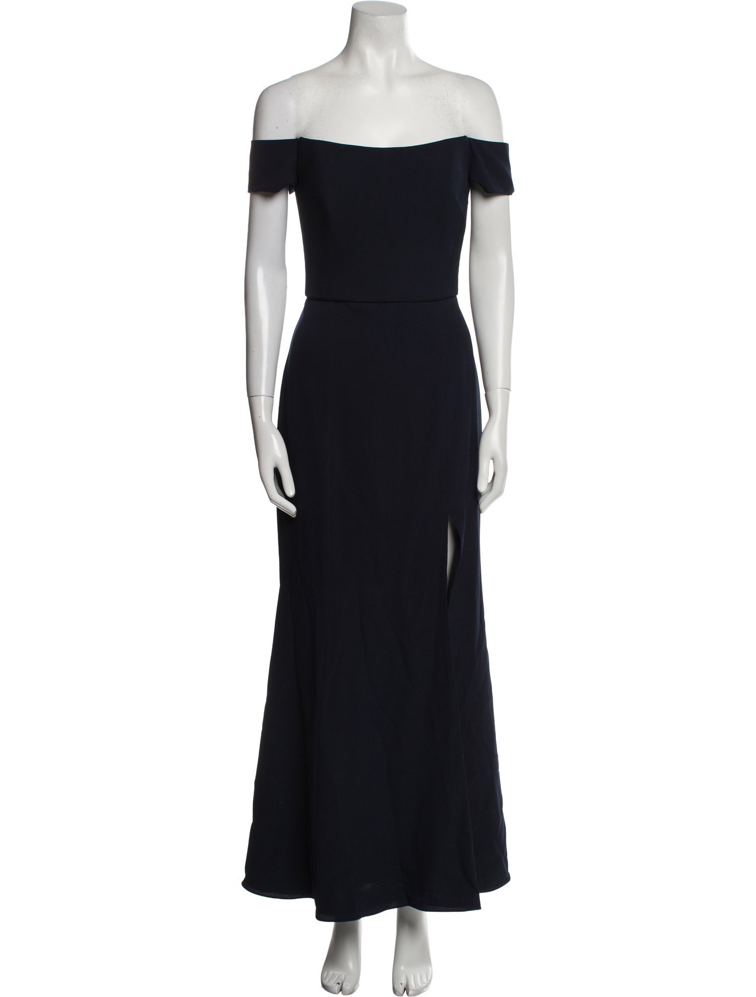 Amsale Off-The-Shoulder Long Dress