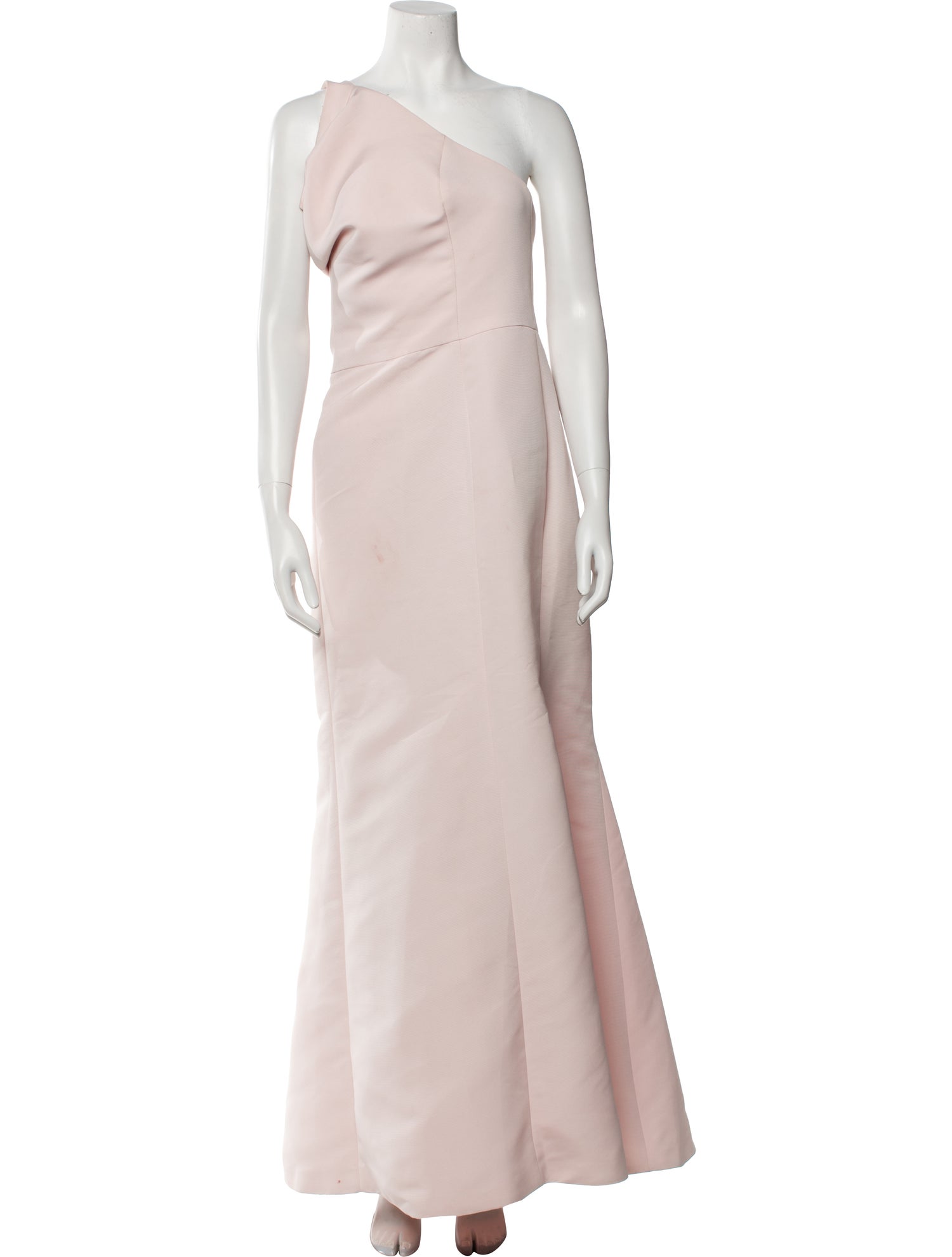 amsale one shoulder bridesmaid dress Amsale Pearce Gown BHLDN