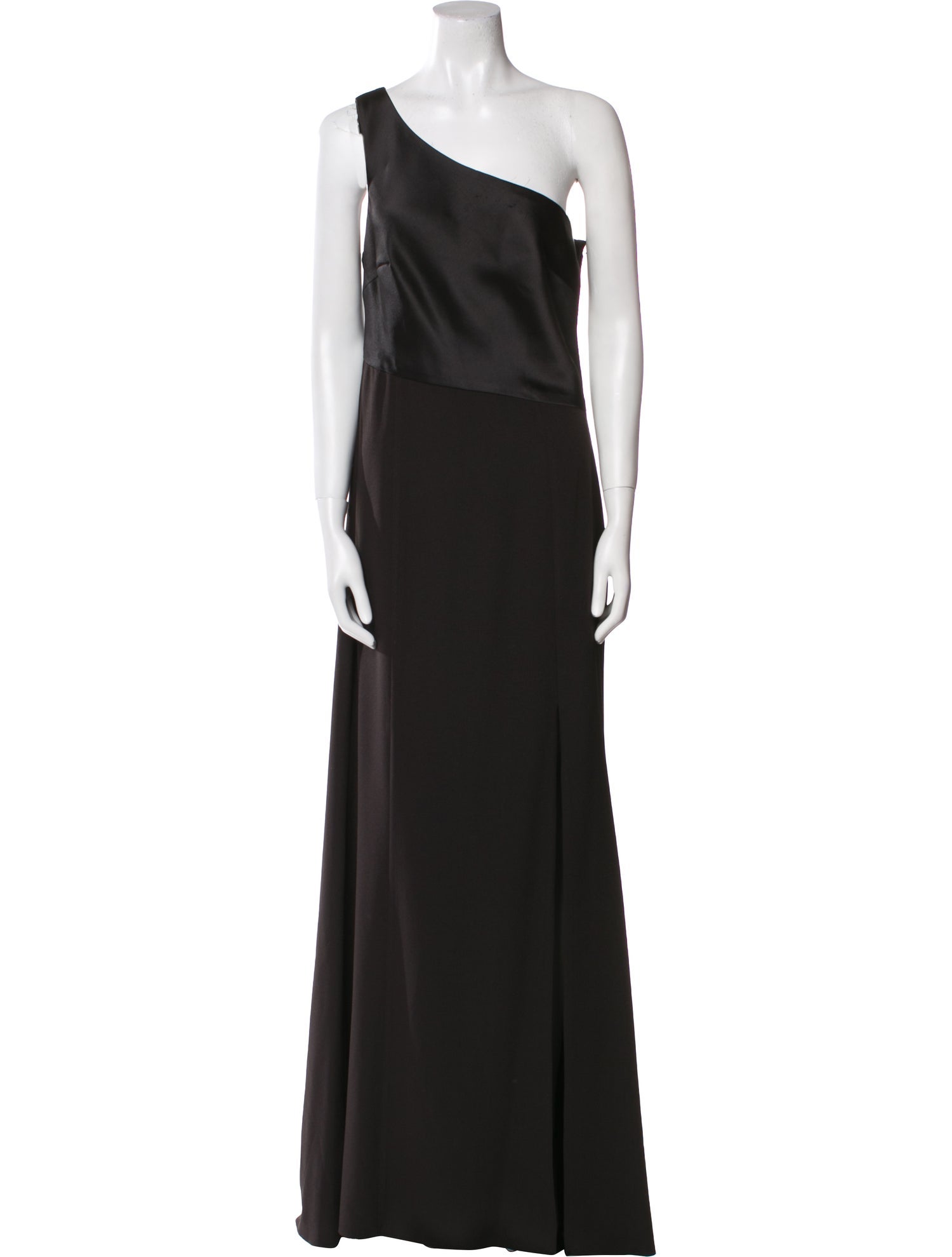 Amsale One-Shoulder Long Dress