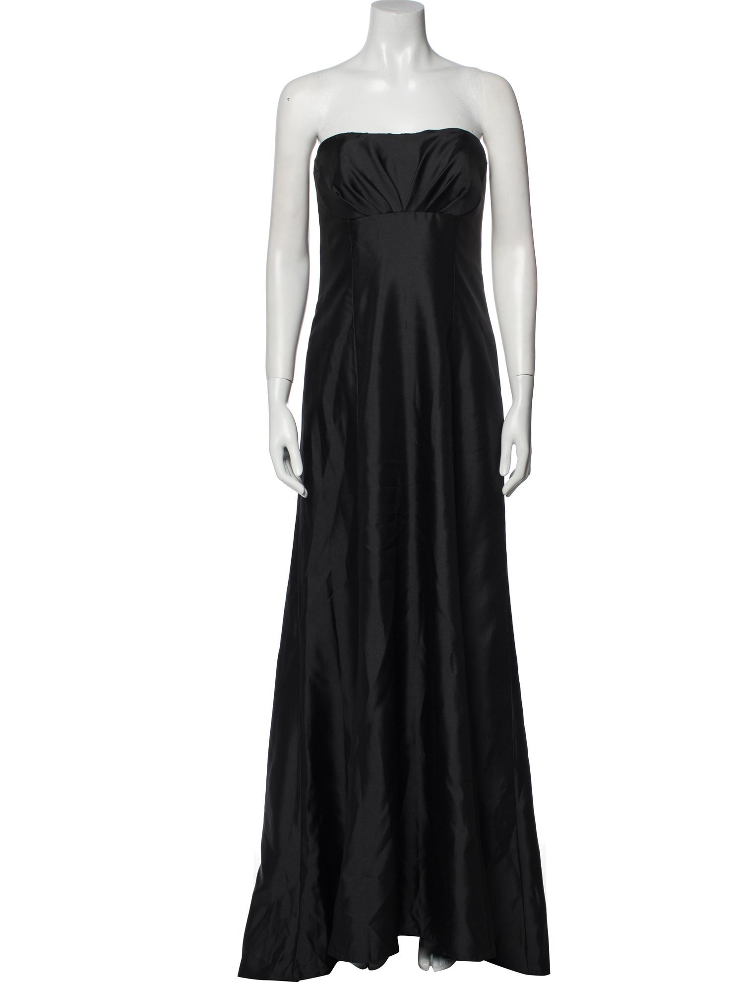 Amsale Strapless Long Dress