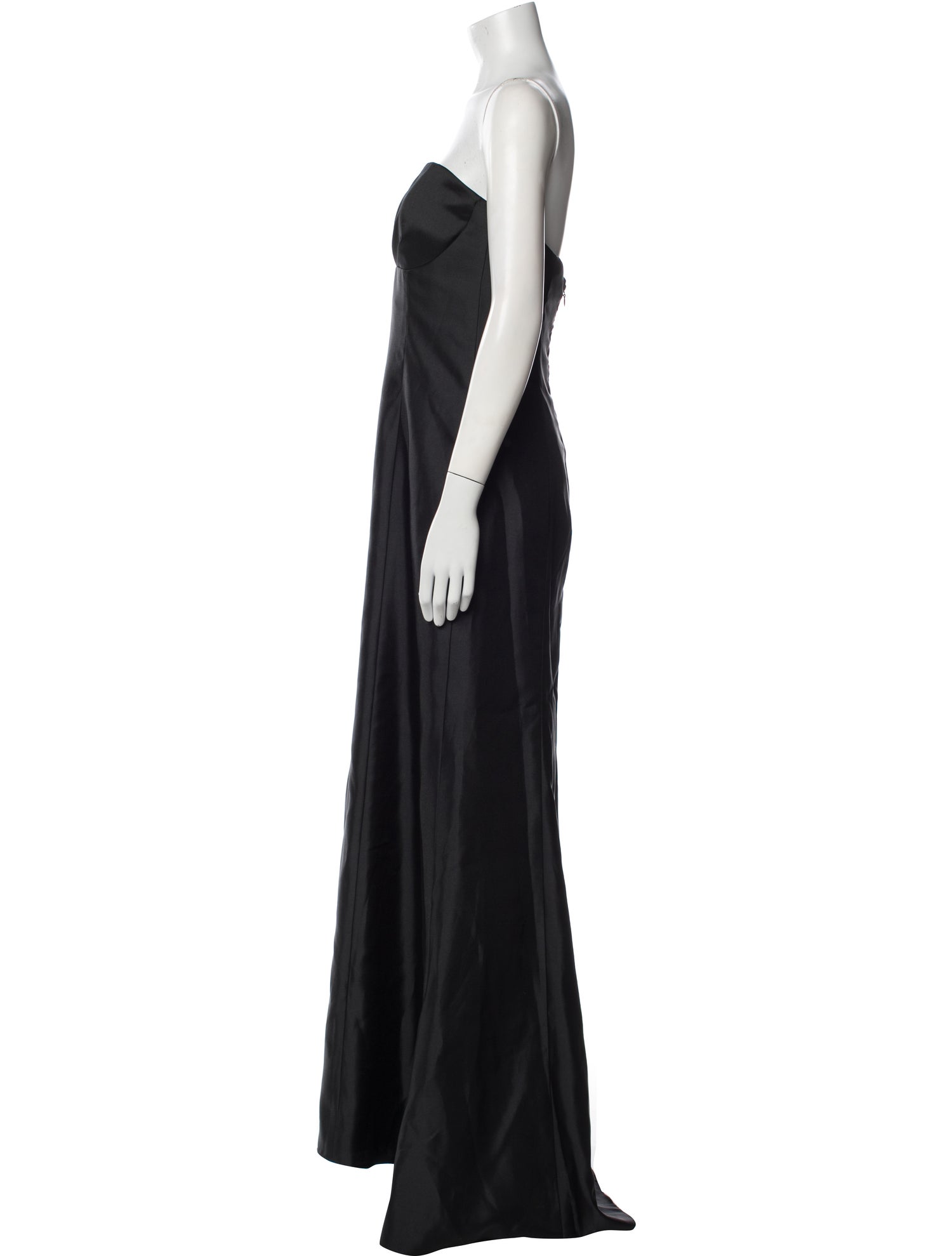 Amsale Strapless Long Dress