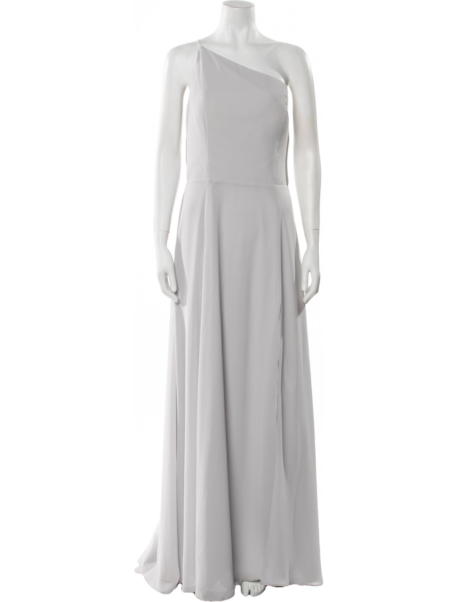 Amsale One-Shoulder Long Dress