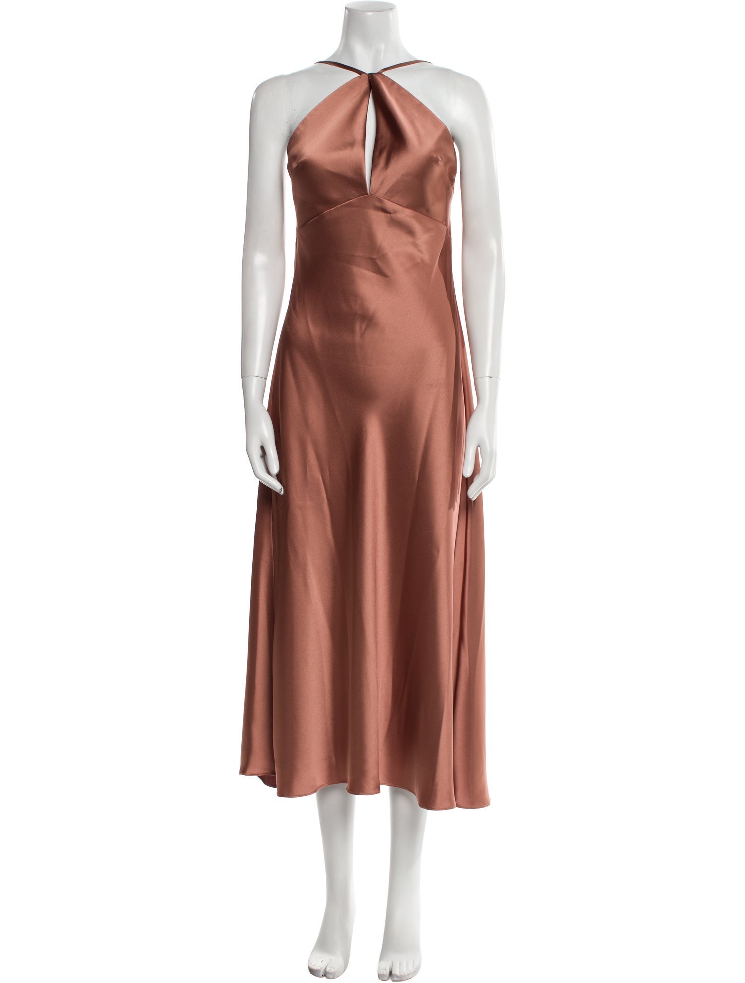 Amsale Halterneck Long Dress