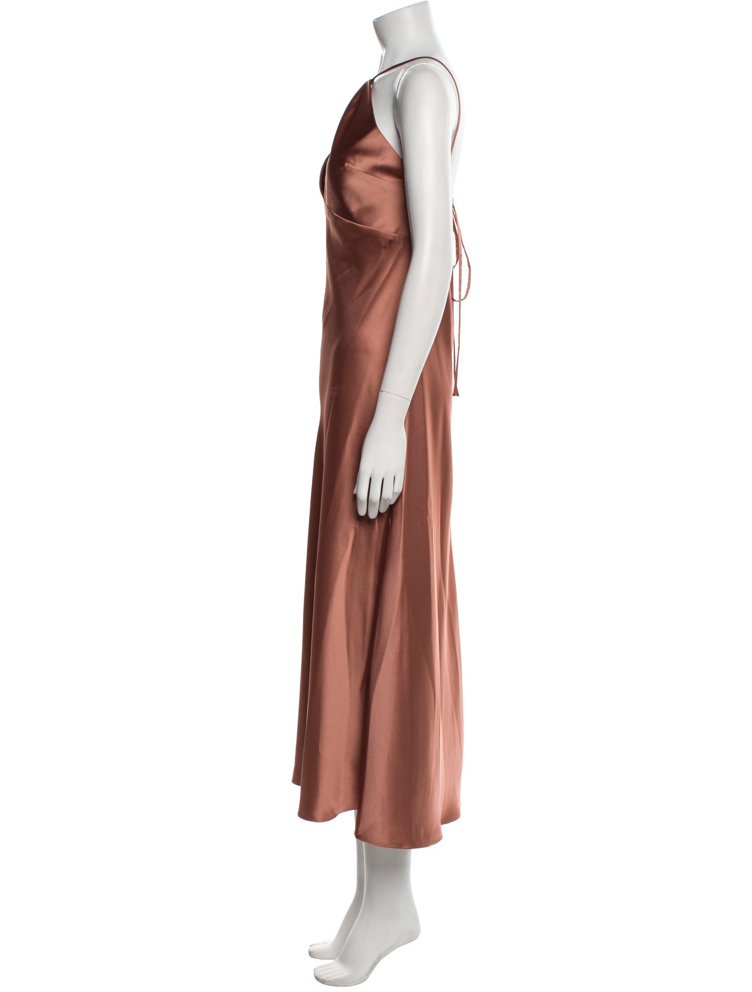 Amsale Halterneck Long Dress