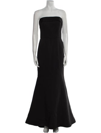 Amsale Strapless Long Dress