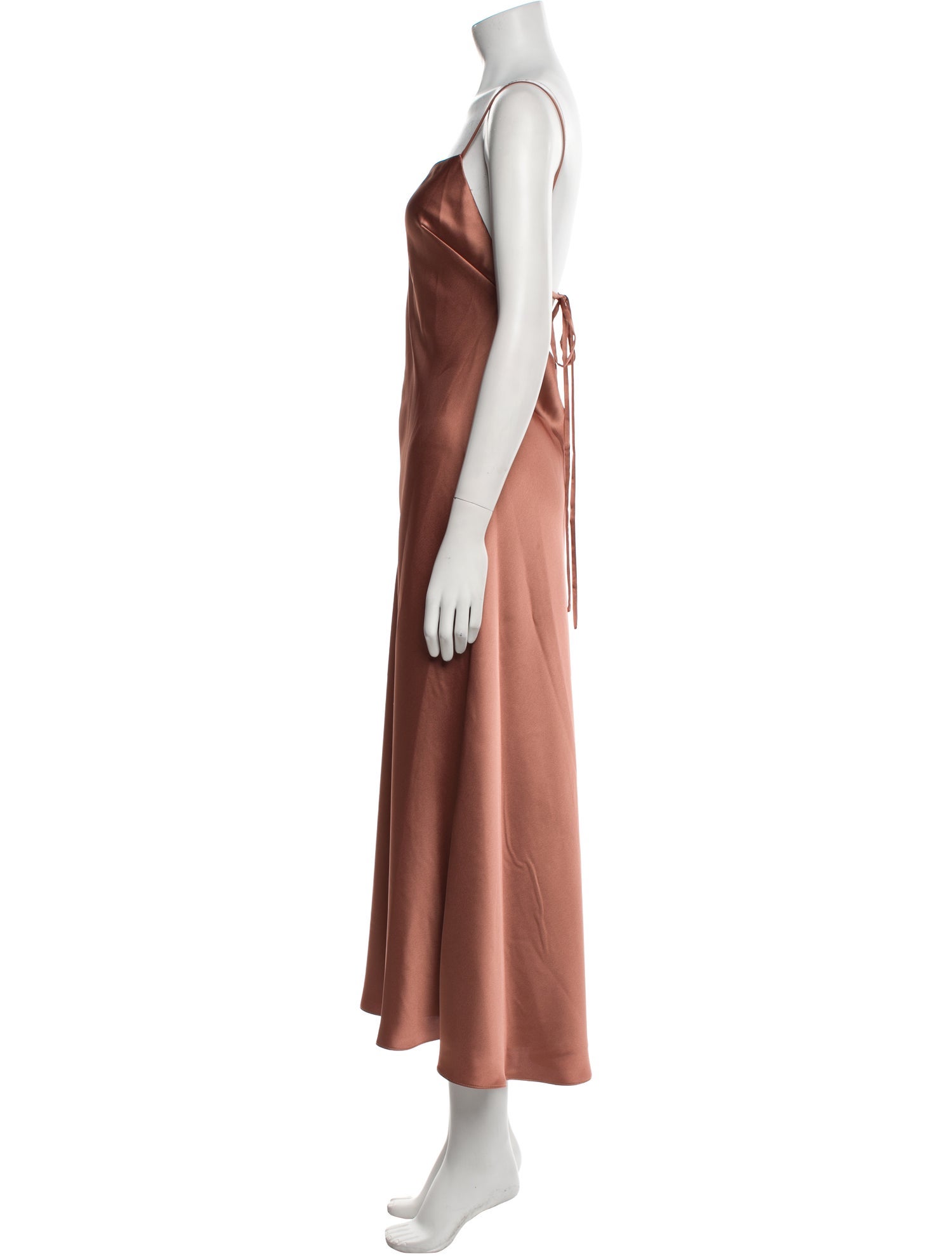 Amsale Square Neckline Long Dress