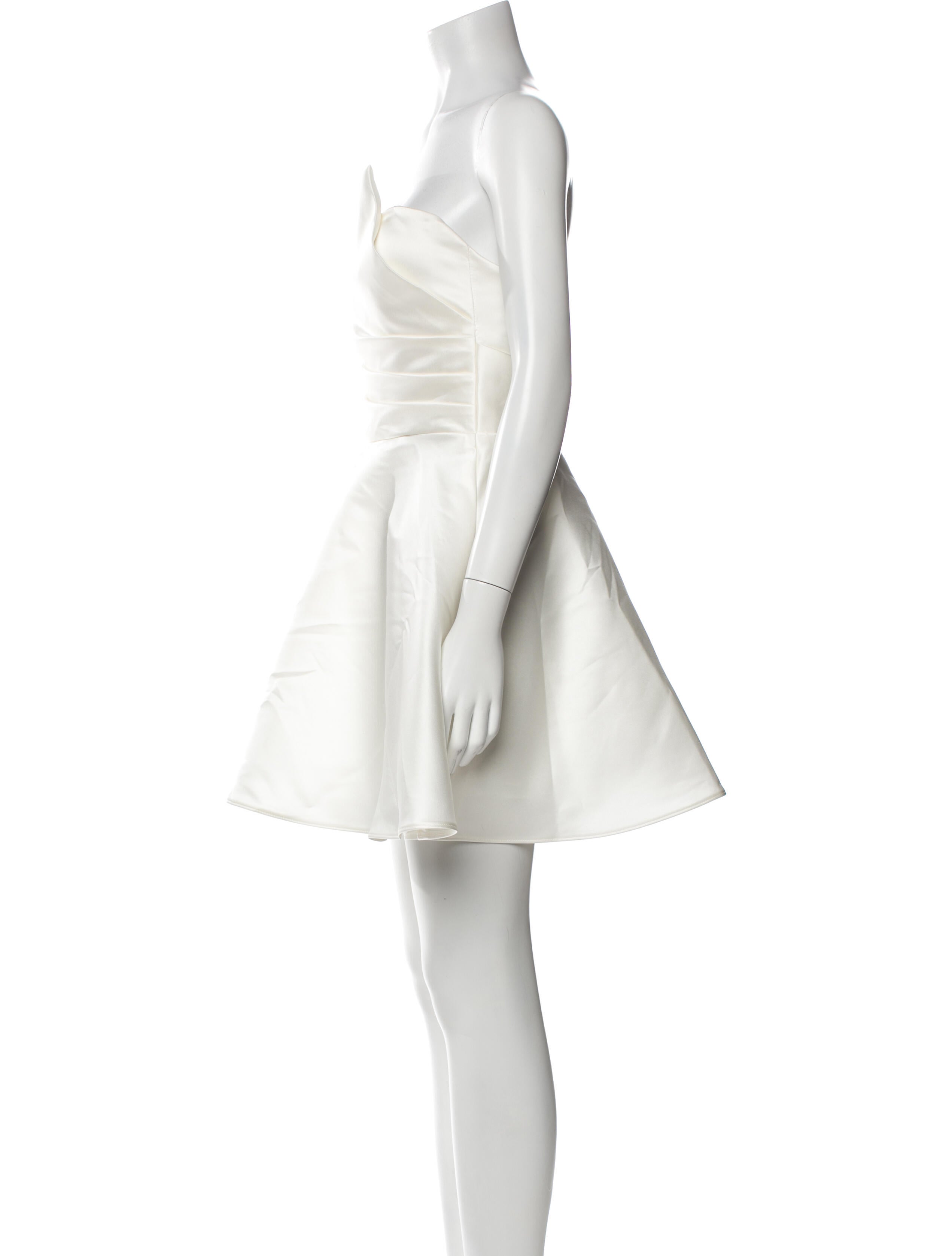 Amsale Strapless Mini Dress