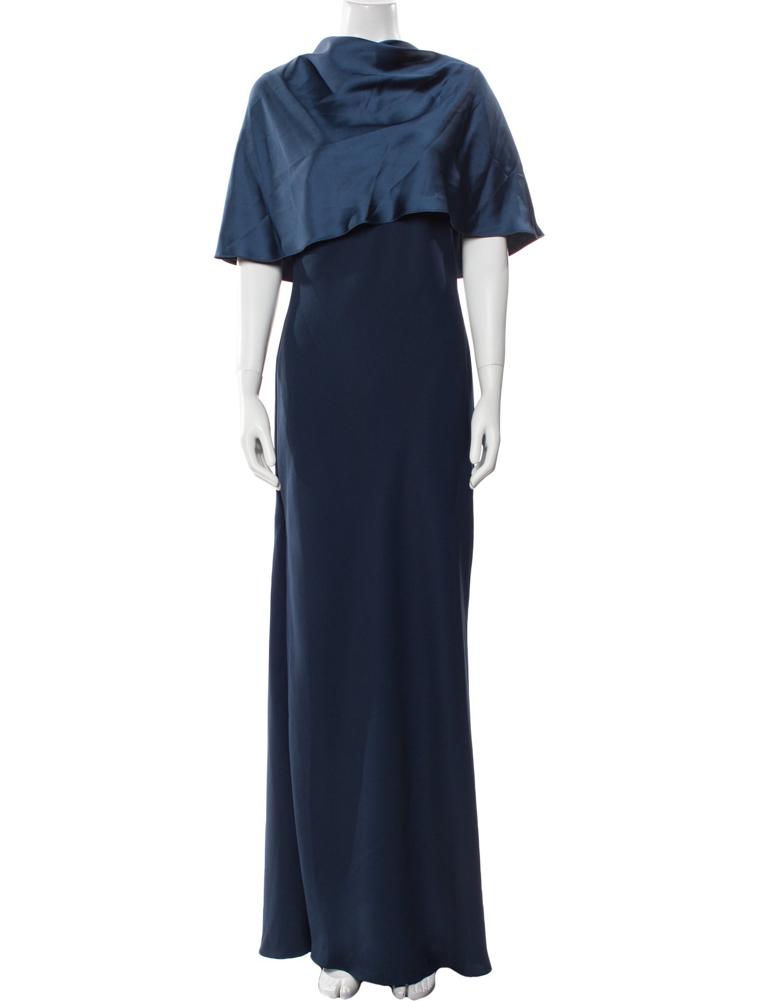 Amsale Cowl Neck Long Dress w/ Tags
