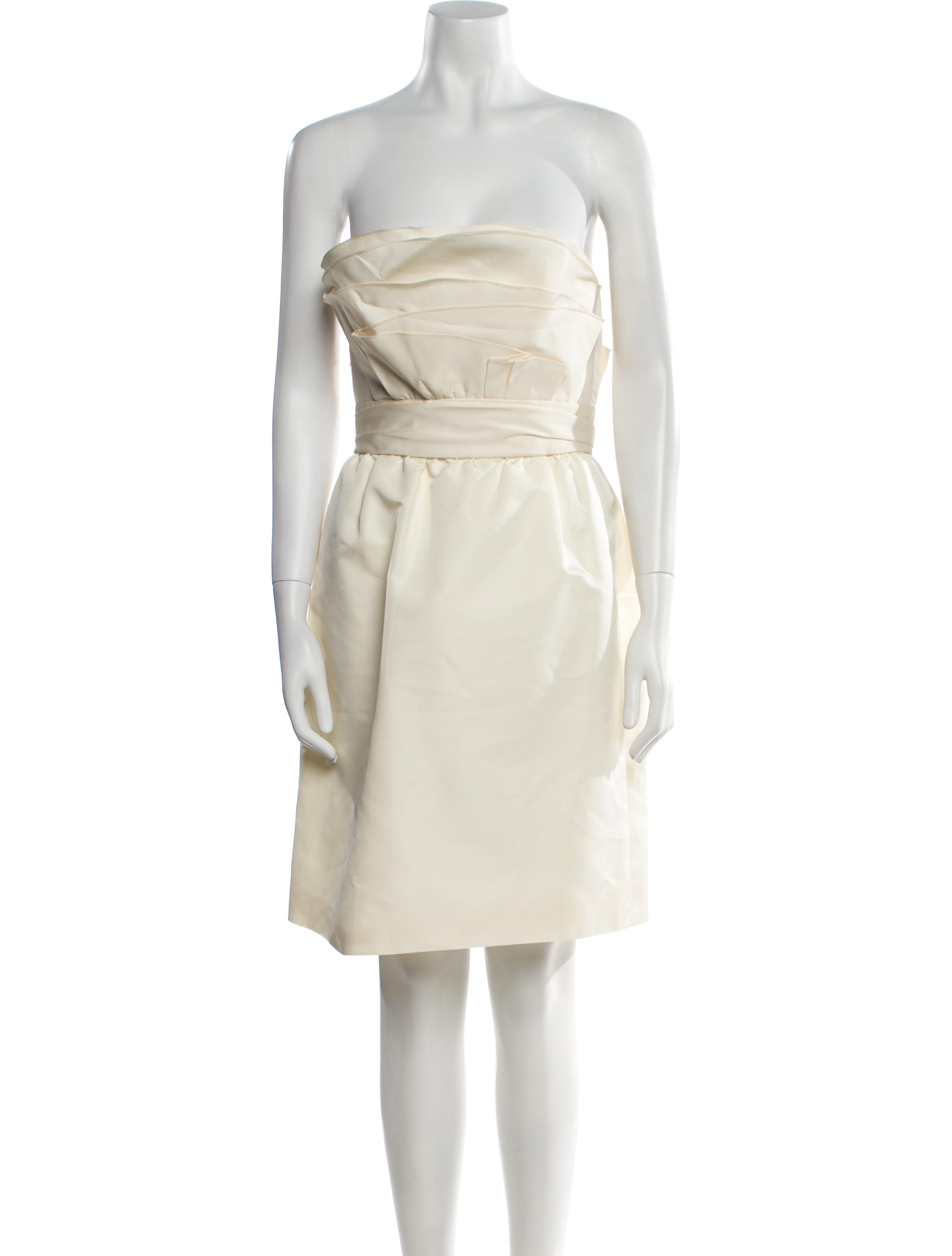 Amsale Strapless Mini Dress