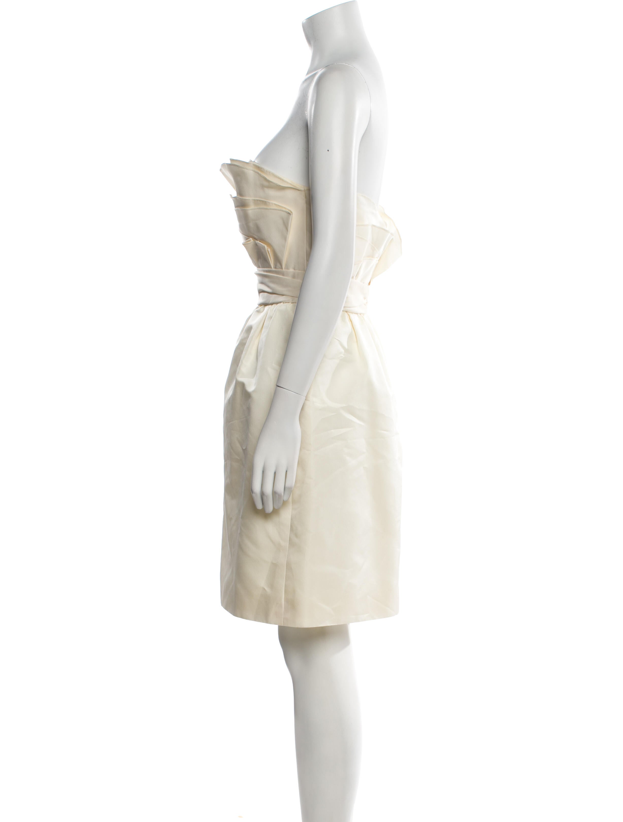 Amsale Strapless Mini Dress