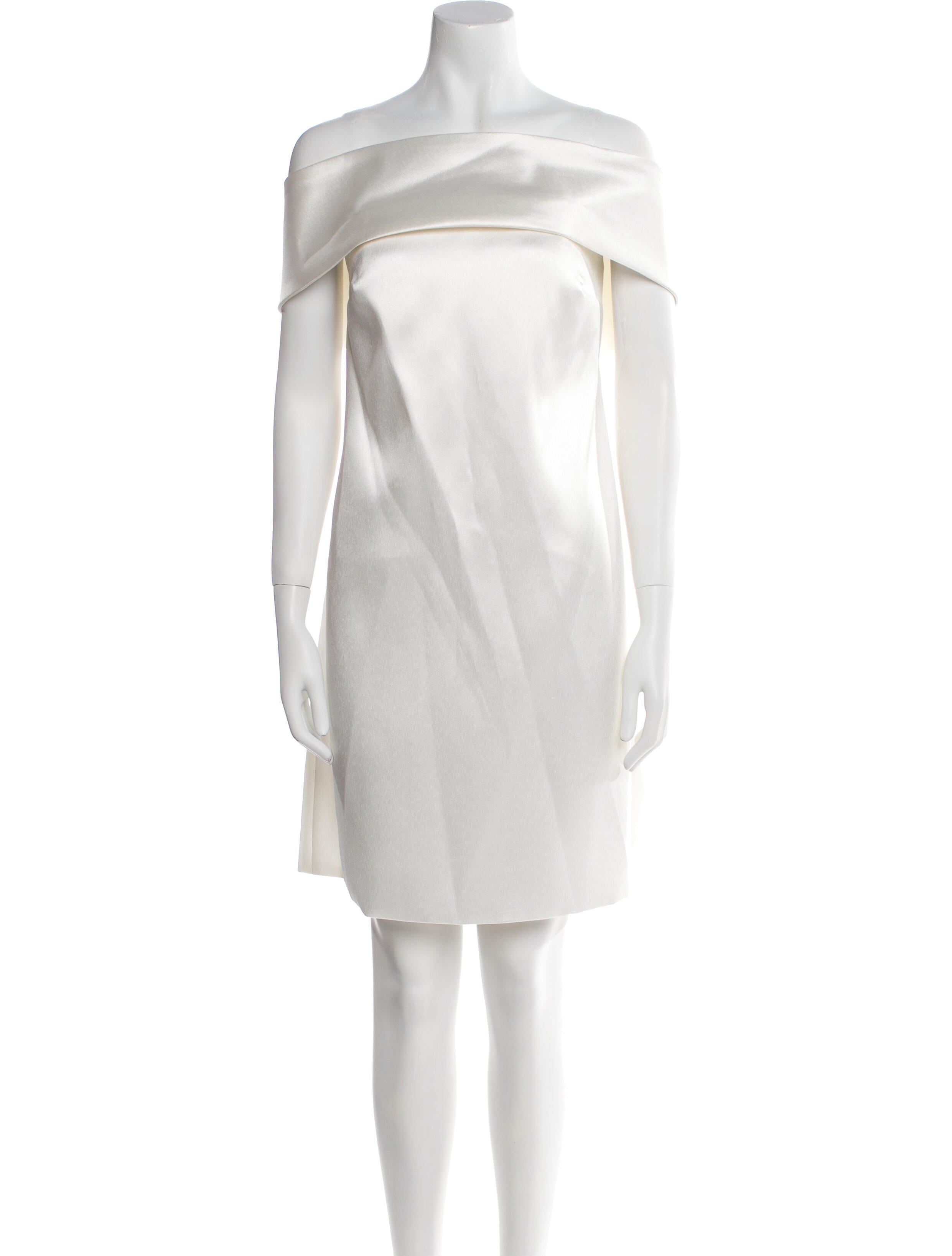 Amsale Off-The-Shoulder Mini Dress