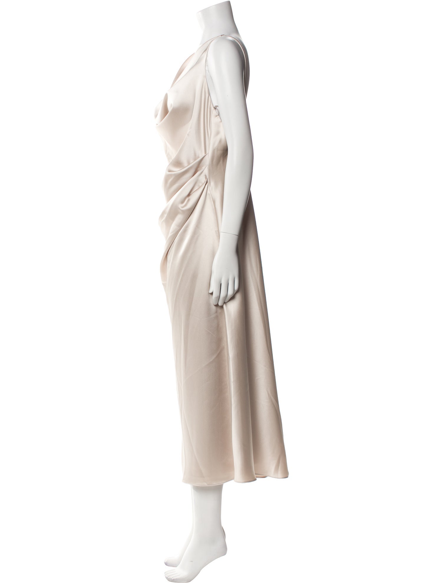 Amsale Cowl Neck Midi Length Dress w/ Tags
