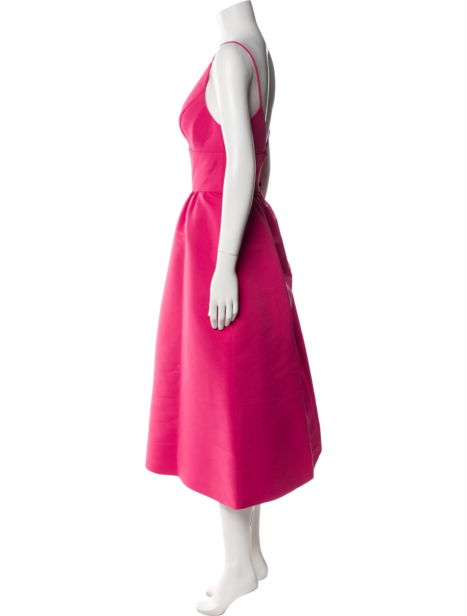 Amsale V-Neck Midi Length Dress w/ Tags