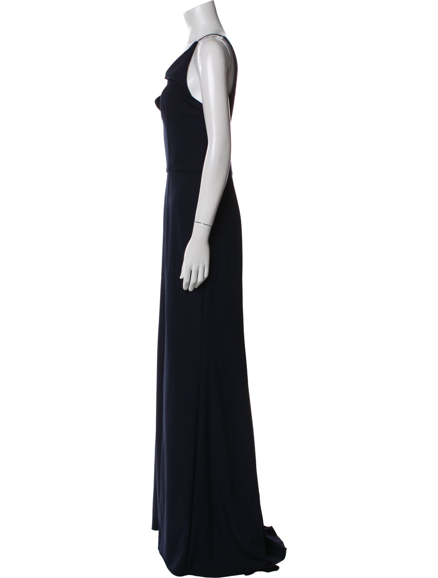 Amsale V-Neck Long Dress w/ Tags