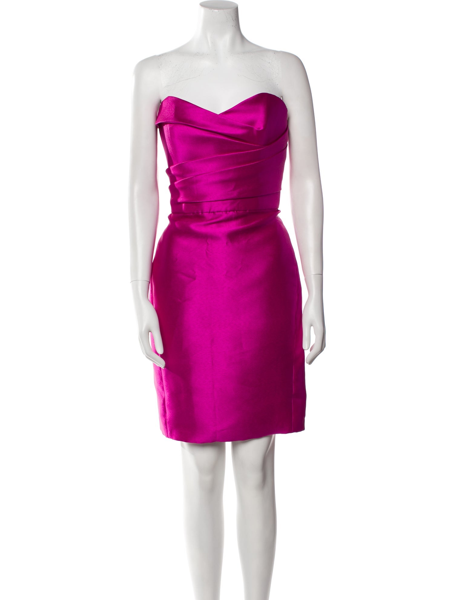 Amsale Strapless Mini Dress