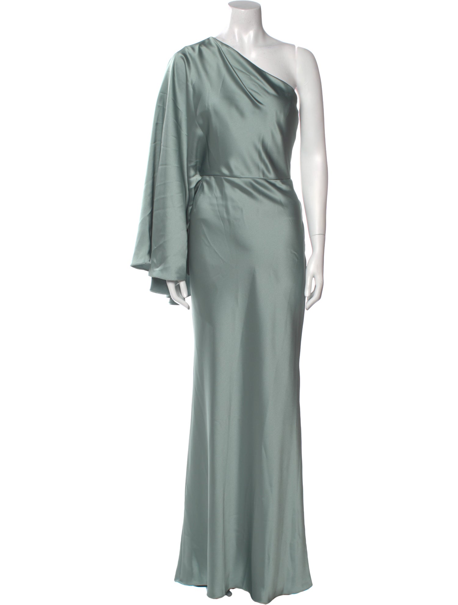 Amsale One-Shoulder Long Dress w/ Tags