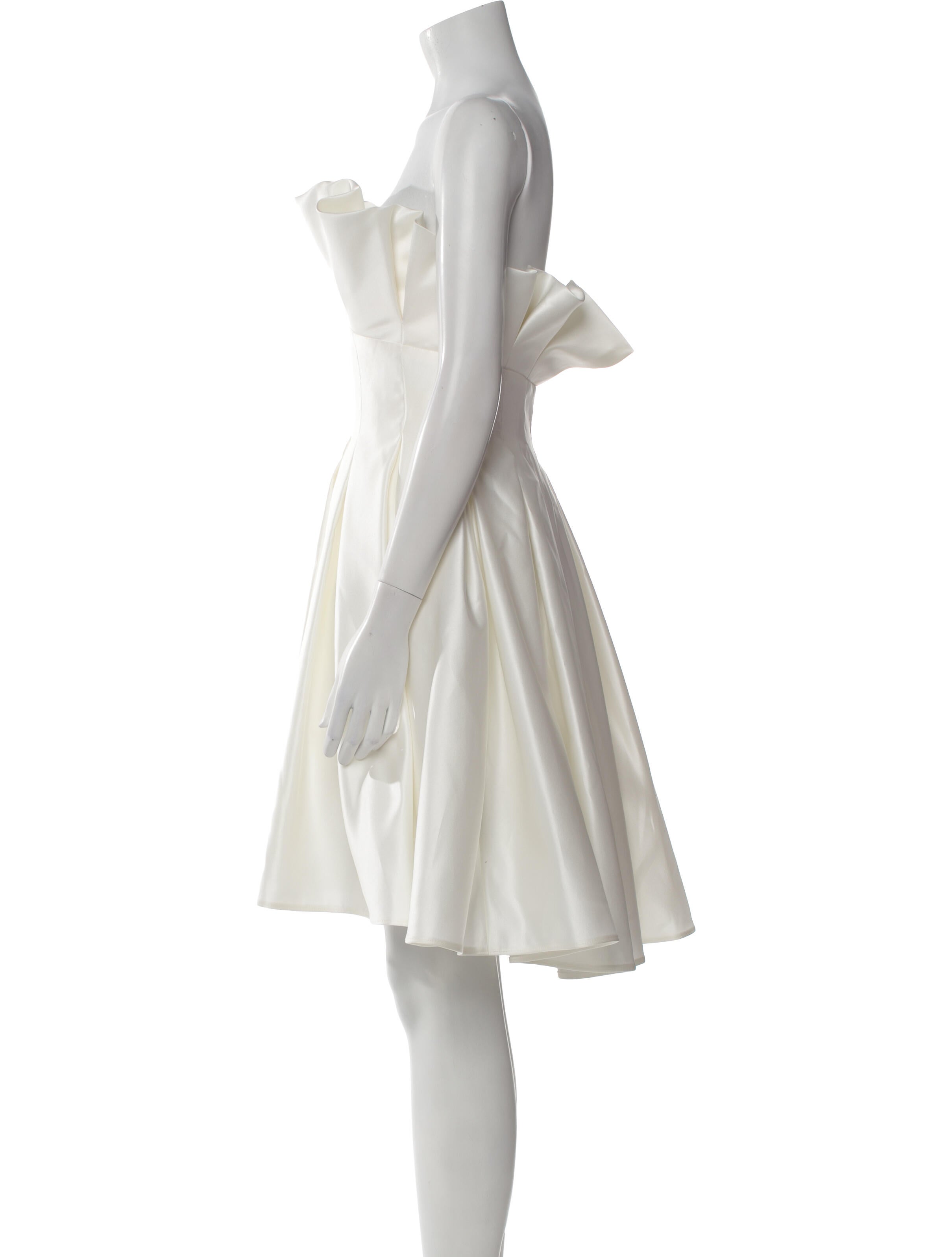 Amsale Strapless Mini Dress w/ Tags