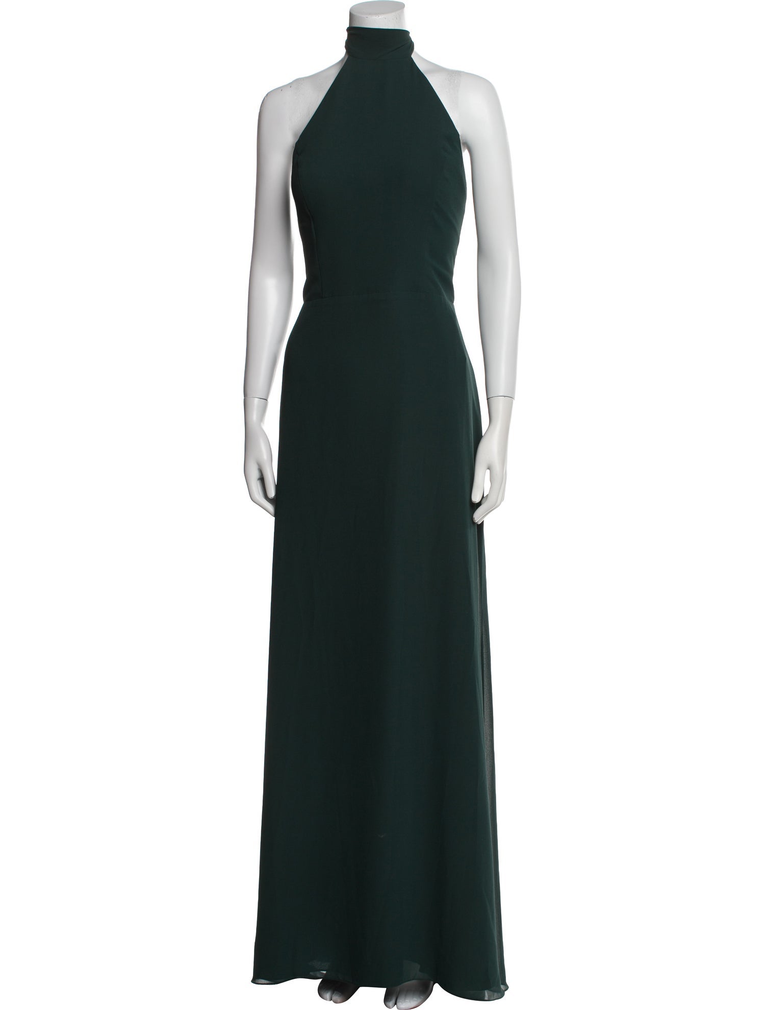 Amsale Halterneck Long Dress