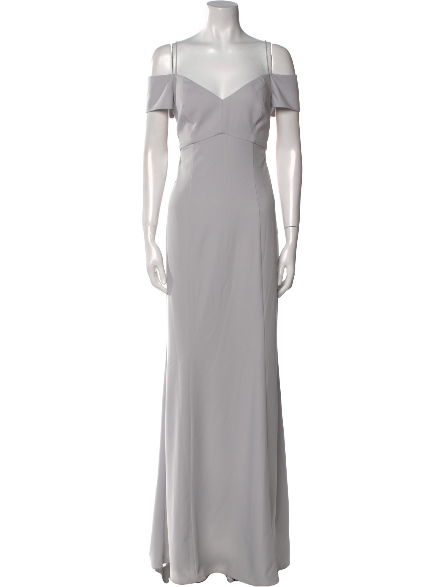 Amsale Off-The-Shoulder Long Dress