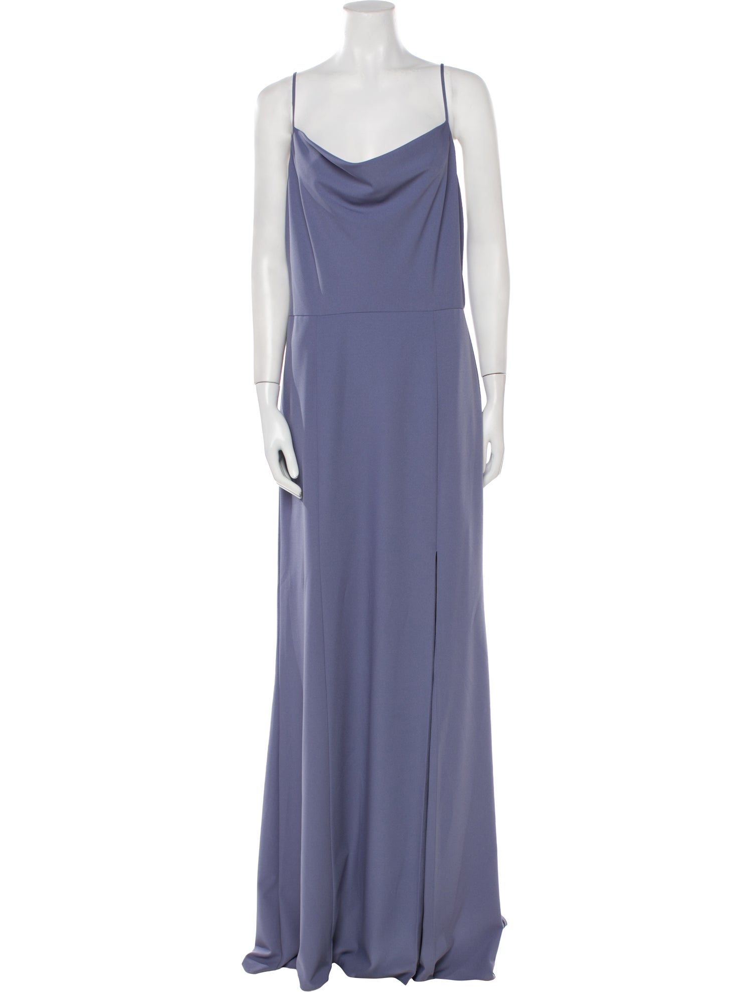 Amsale Cowl Neck Long Dress