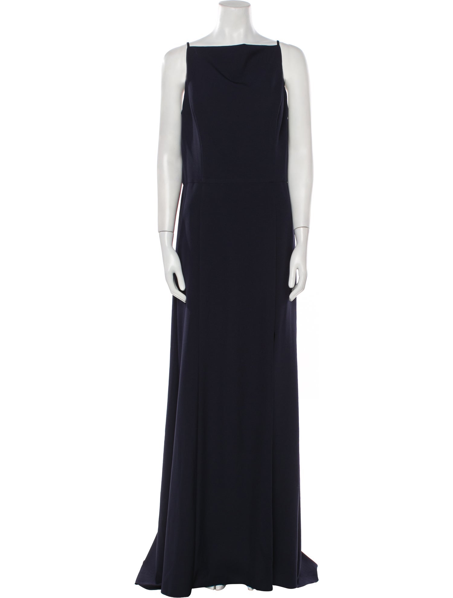 Amsale Square Neckline Long Dress