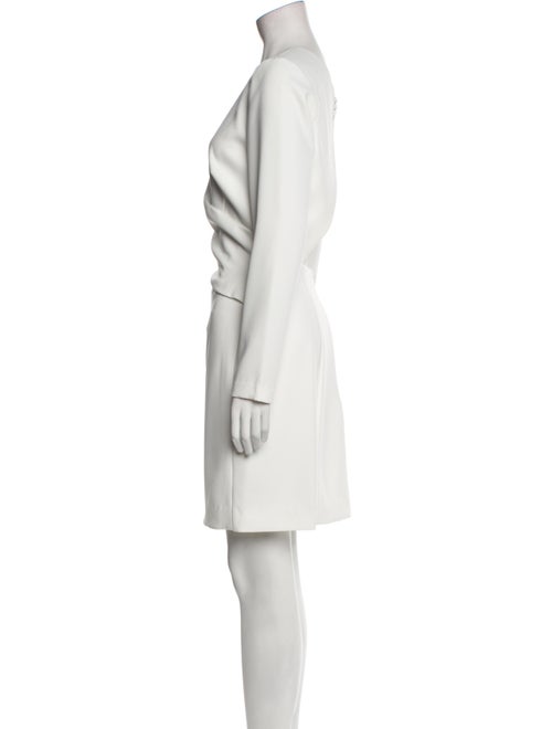 Amsale Bateau Neckline Knee-Length Dress