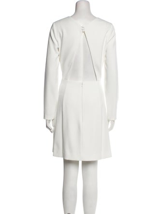 Amsale Bateau Neckline Knee-Length Dress