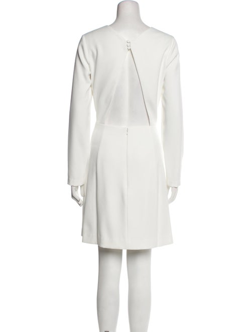 Amsale Bateau Neckline Knee-Length Dress