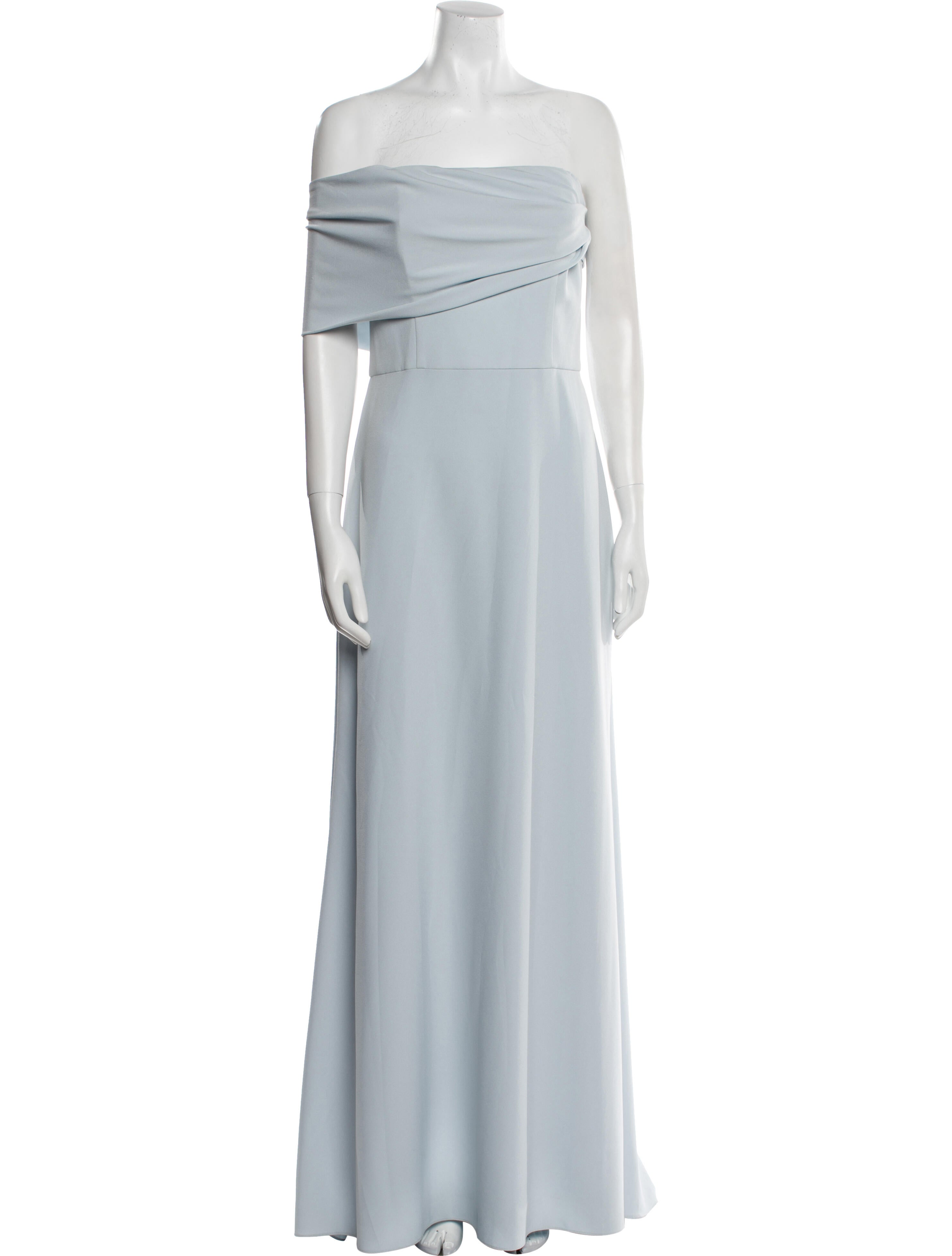 Amsale Strapless Long Dress