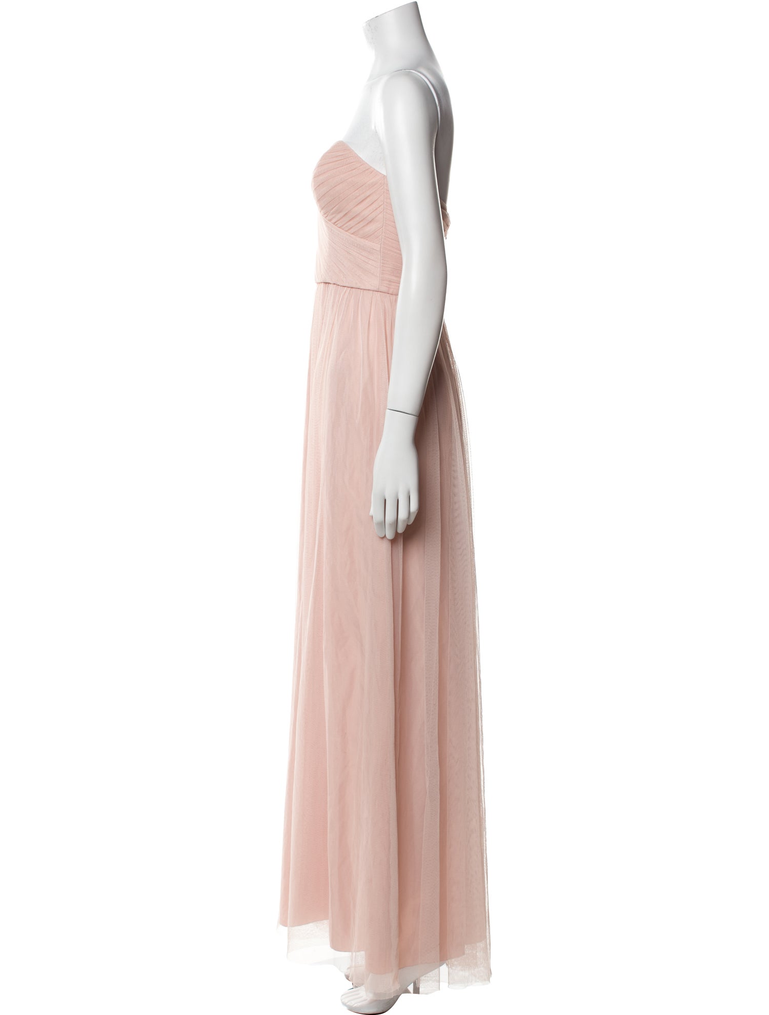 Amsale Strapless Long Dress