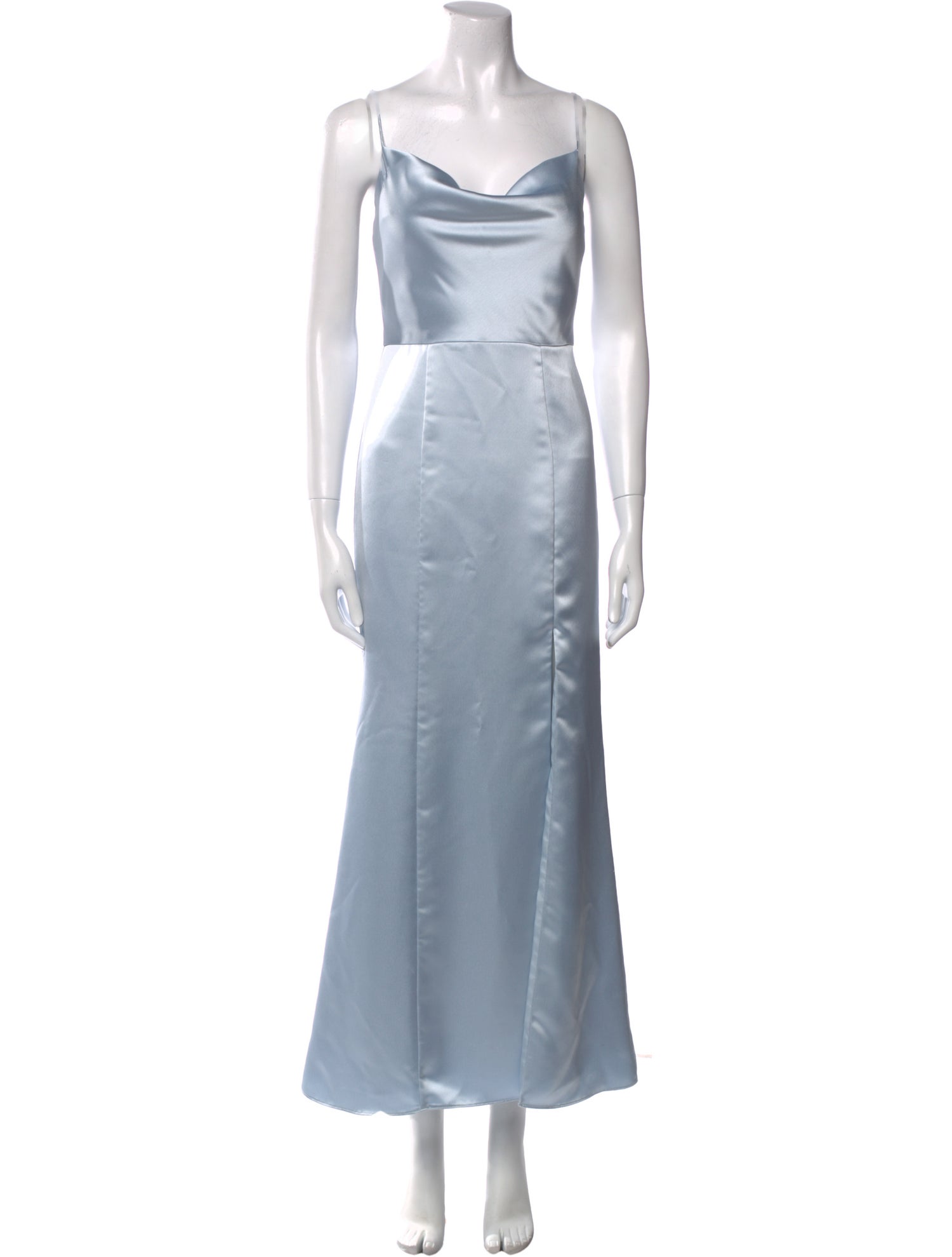 Amsale Cowl Neck Long Dress