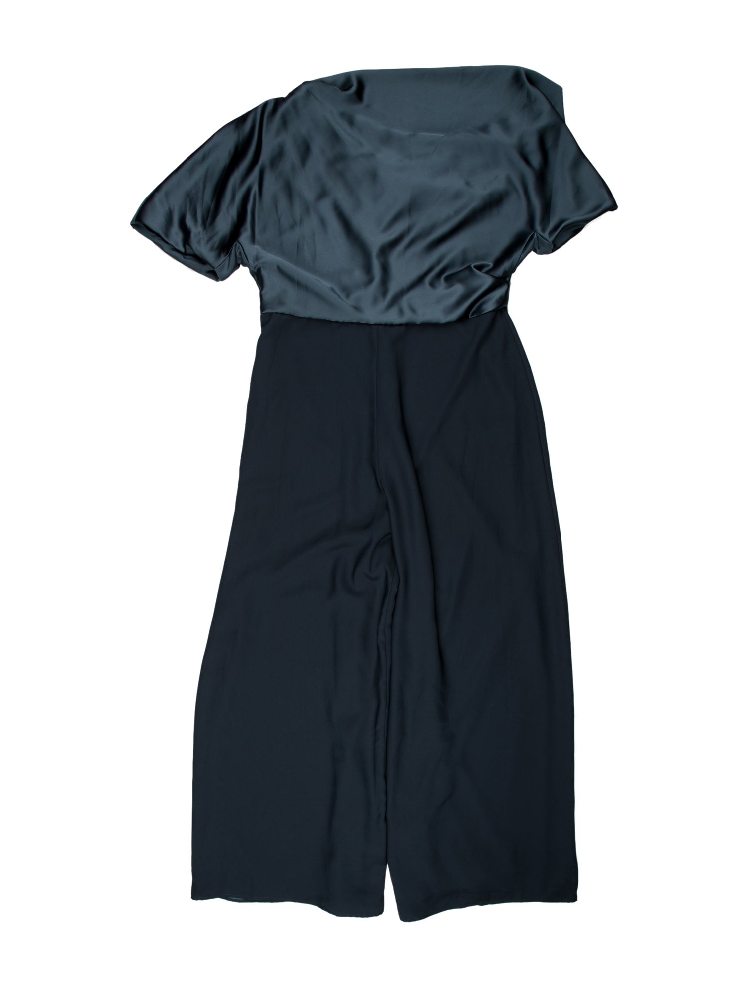 Amsale Bateau Neckline Jumpsuit