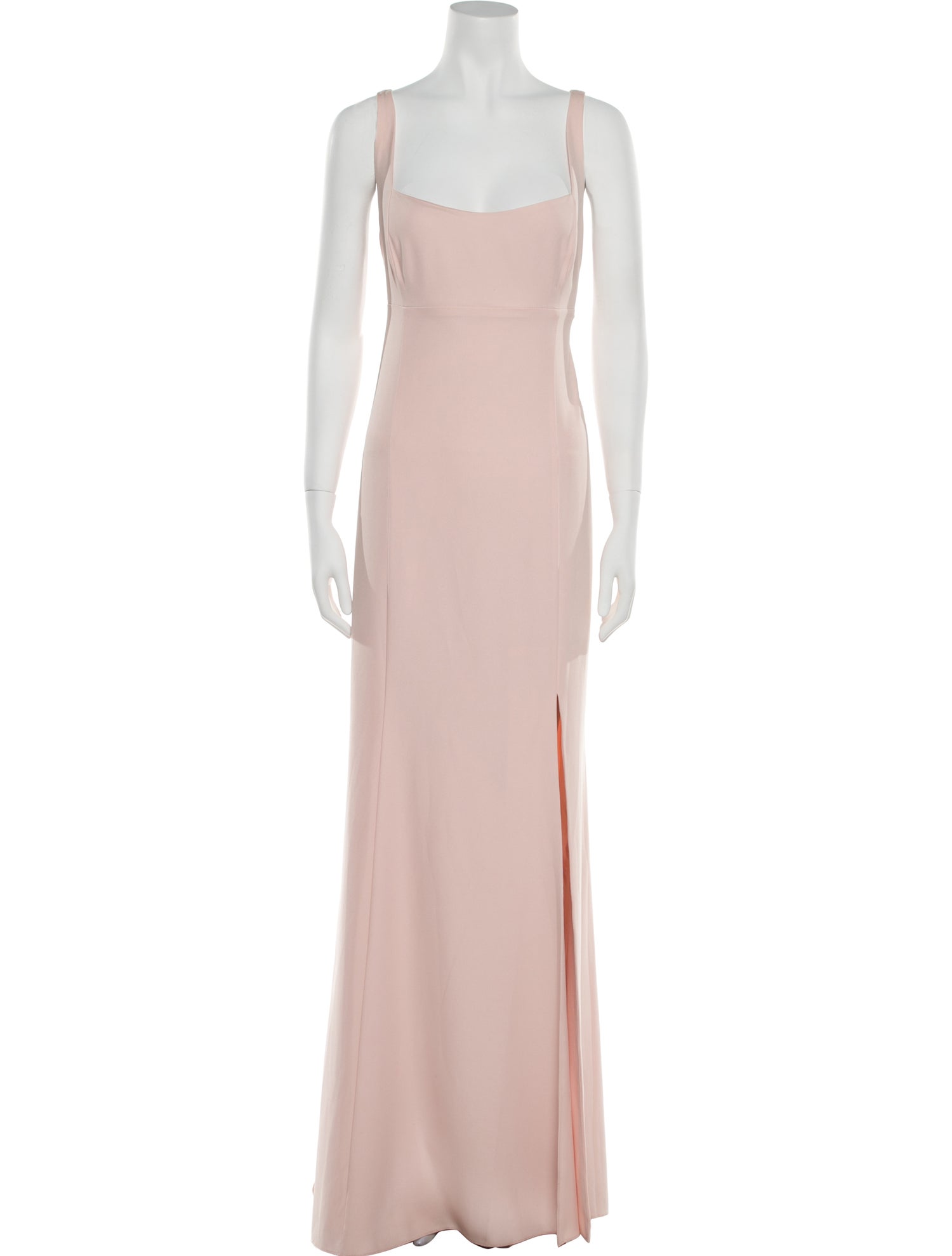 Amsale Square Neckline Long Dress