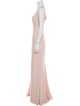 Amsale Square Neckline Long Dress