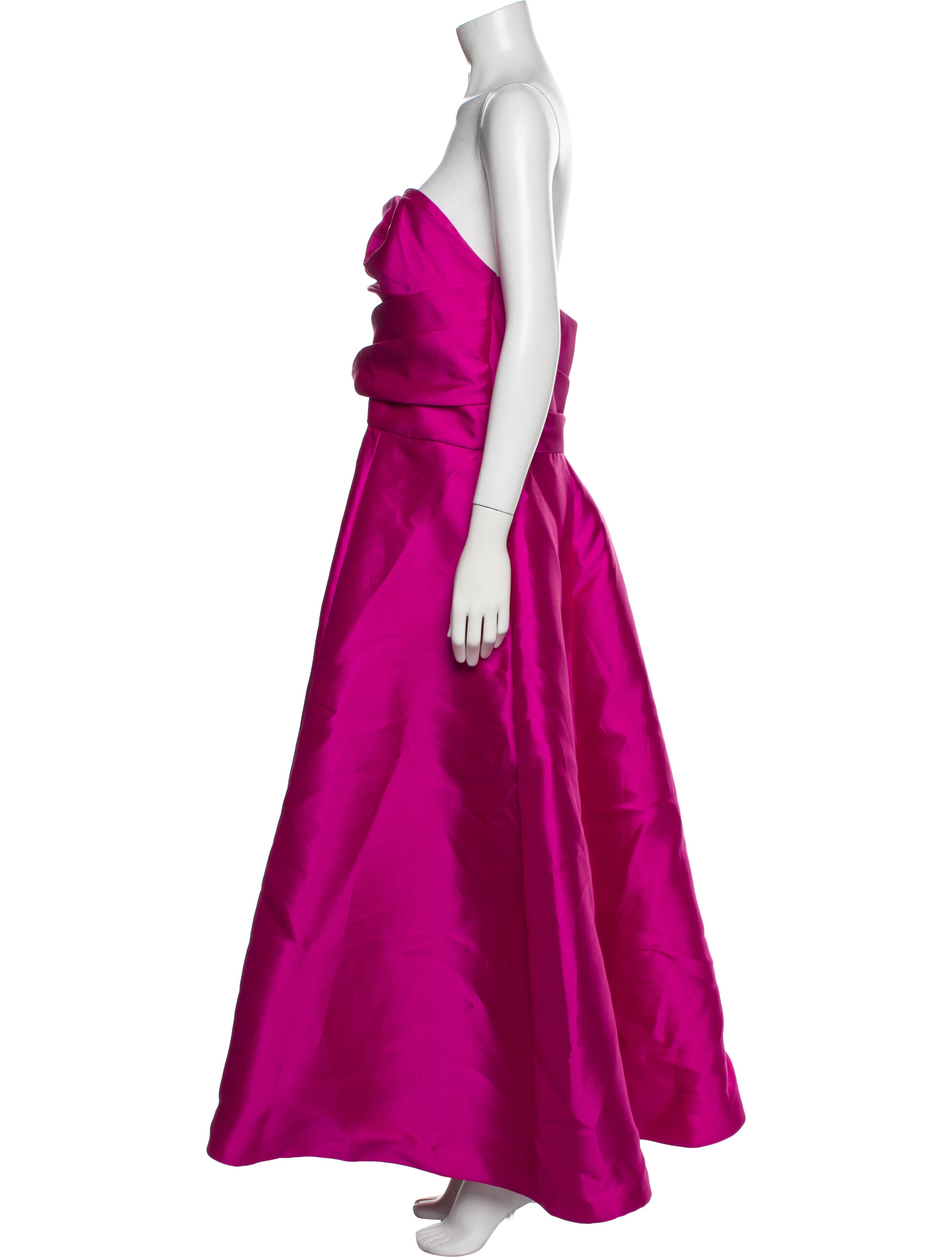 Amsale Strapless Long Dress