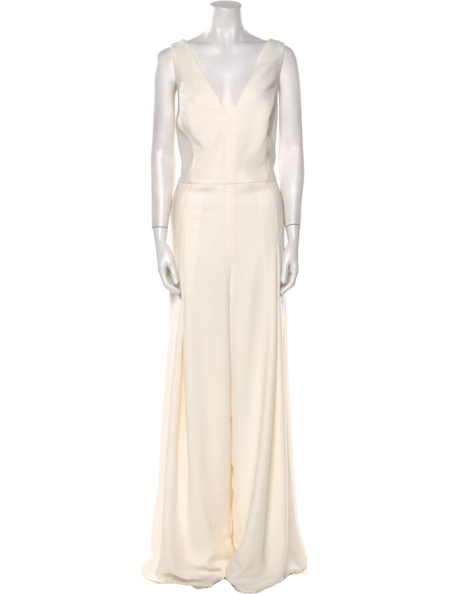 Amsale V-Neck Jumpsuit w/ Tags