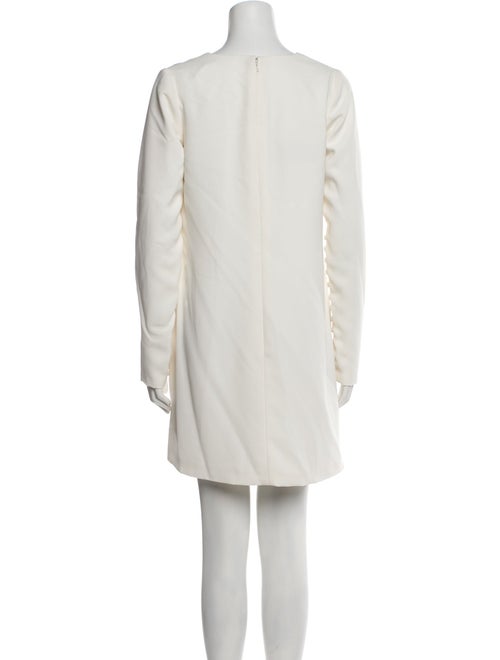 Amsale V-Neck Mini Dress