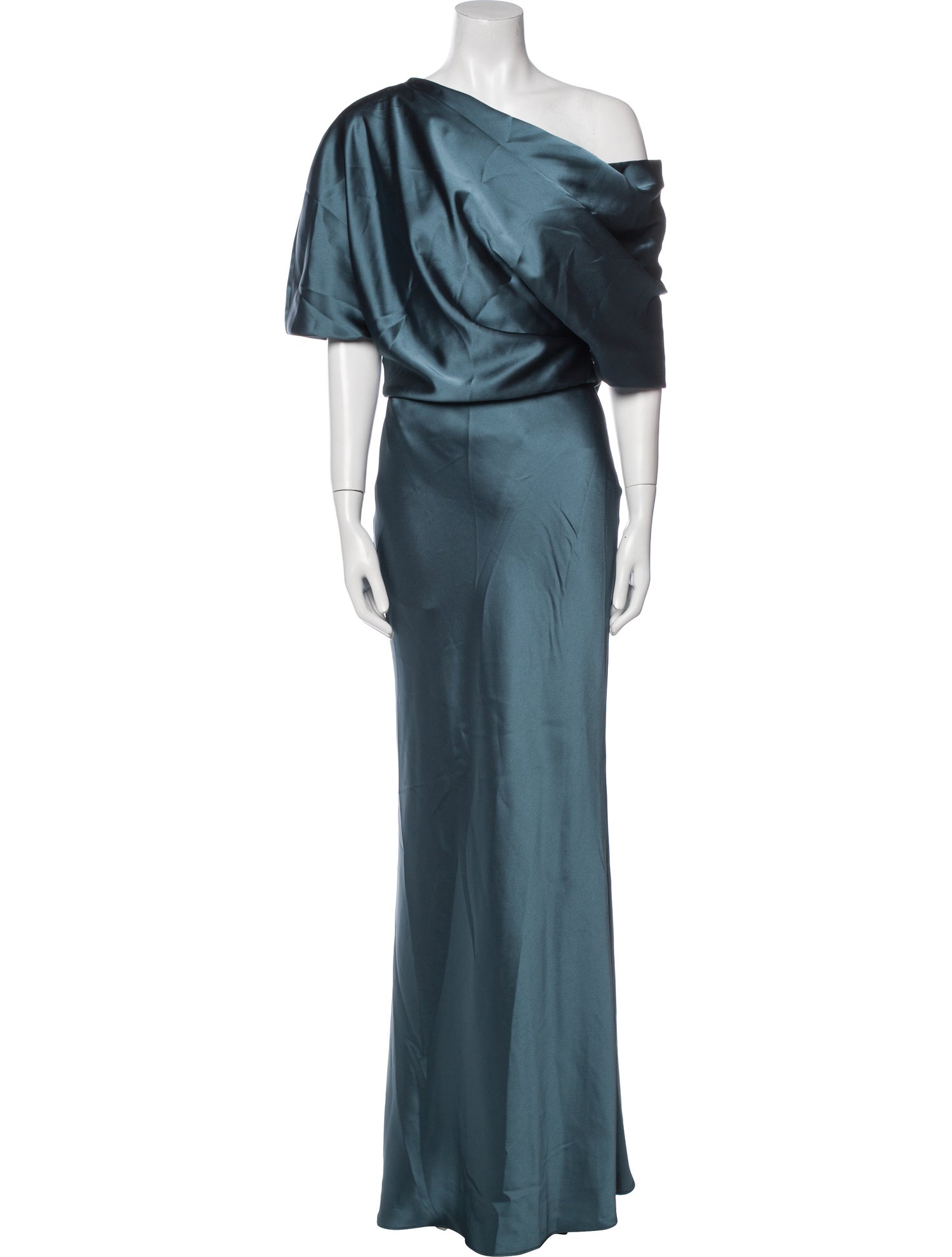 Amsale One-Shoulder Long Dress w/ Tags