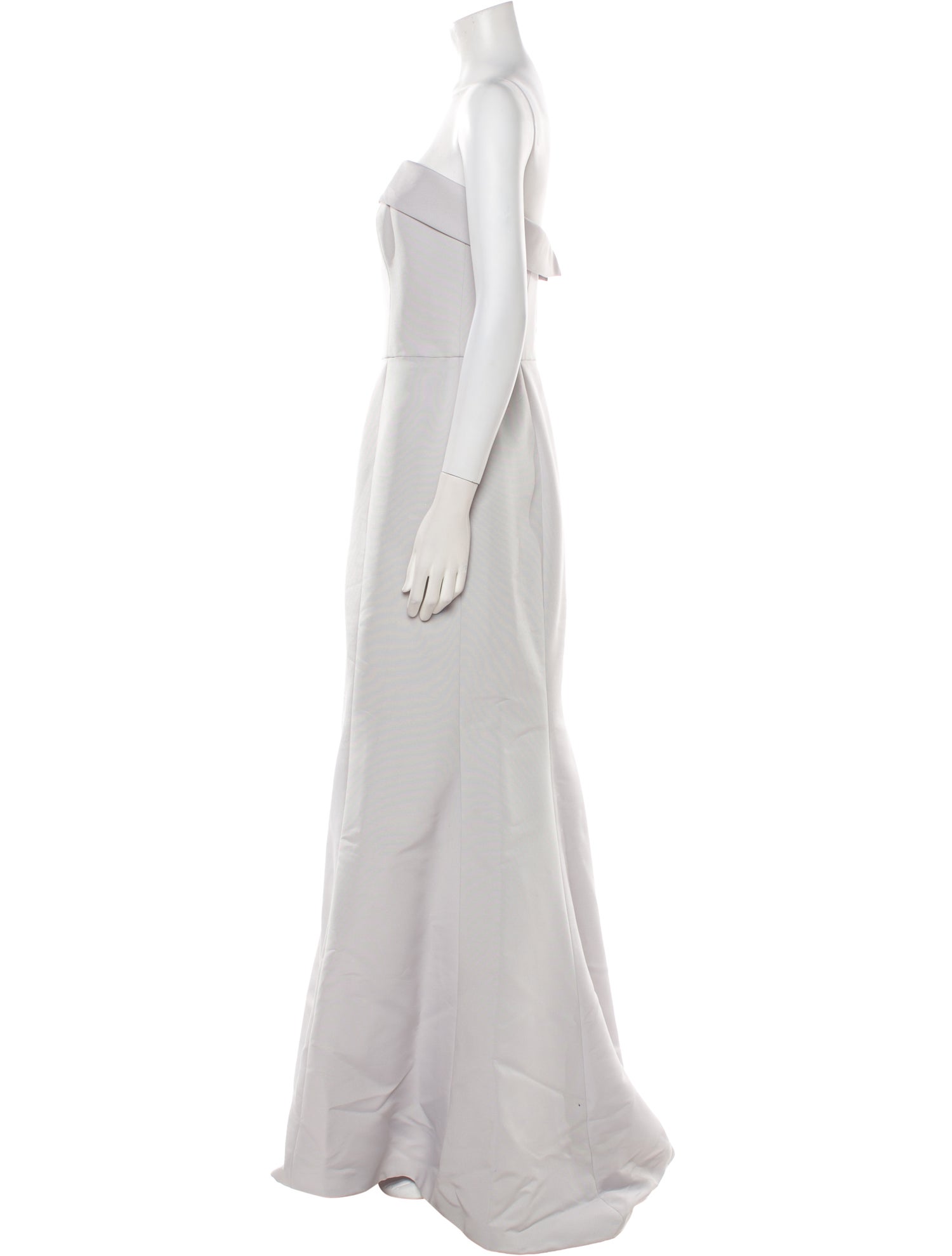 Amsale Strapless Long Dress