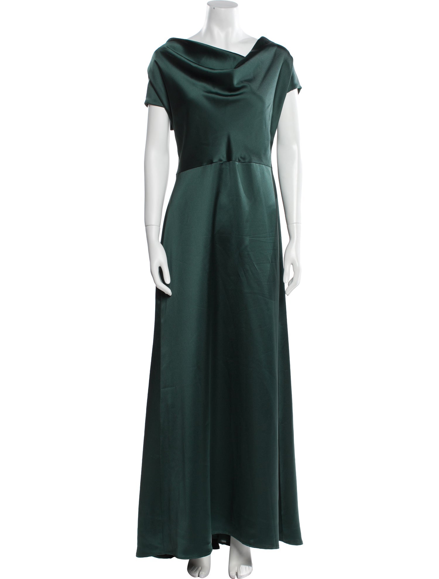 Amsale Cowl Neck Long Dress