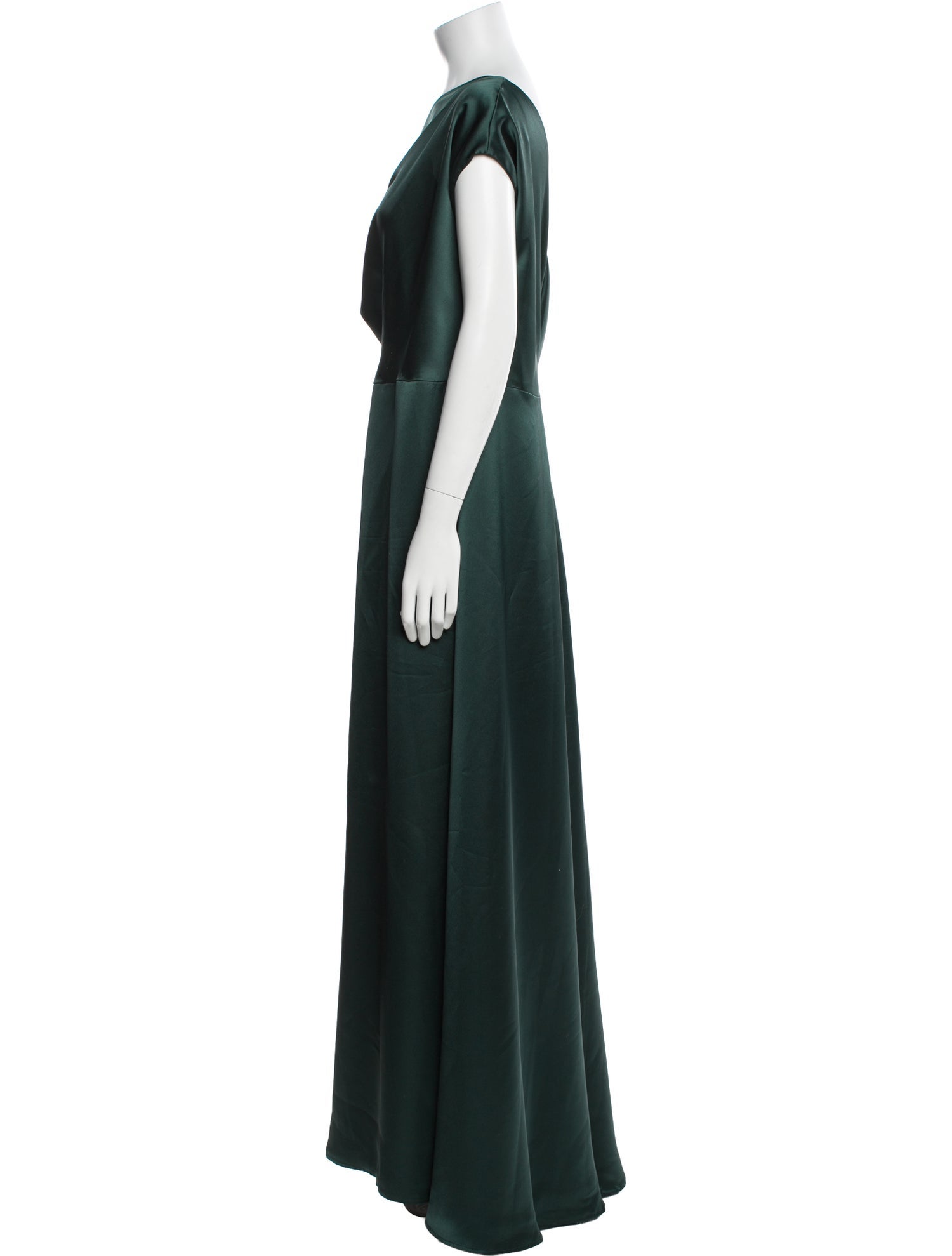 Amsale Cowl Neck Long Dress